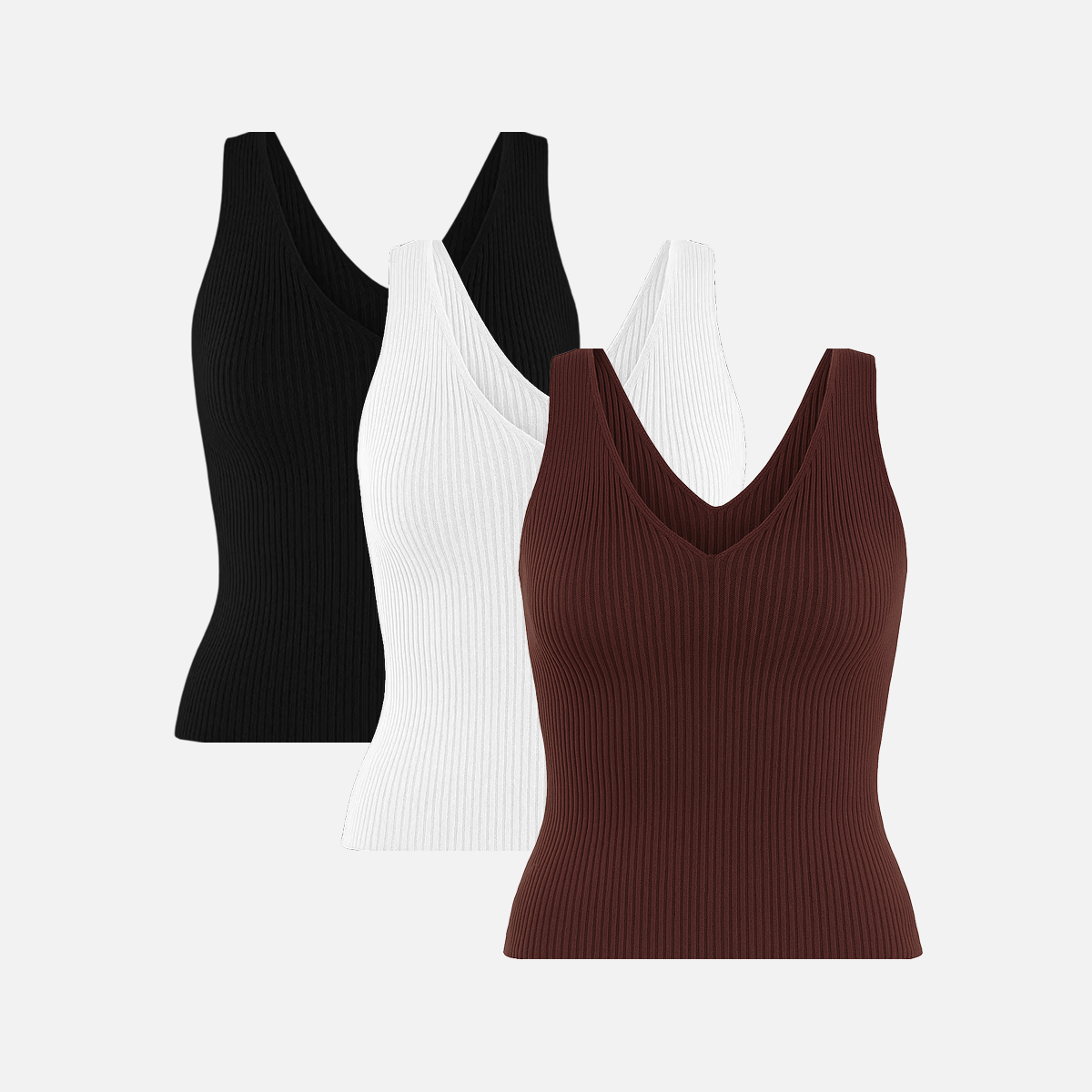 SET | Top cuello V Sculpt Knit