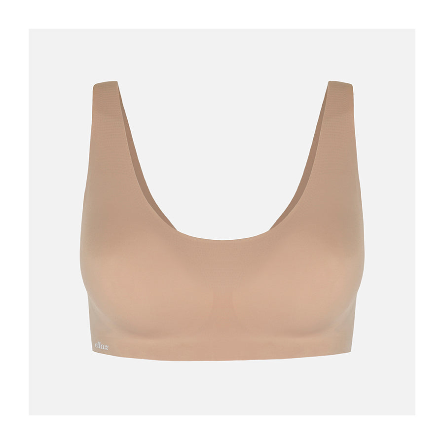 SET | Bralette cuello redondo + Tanga (Nude)