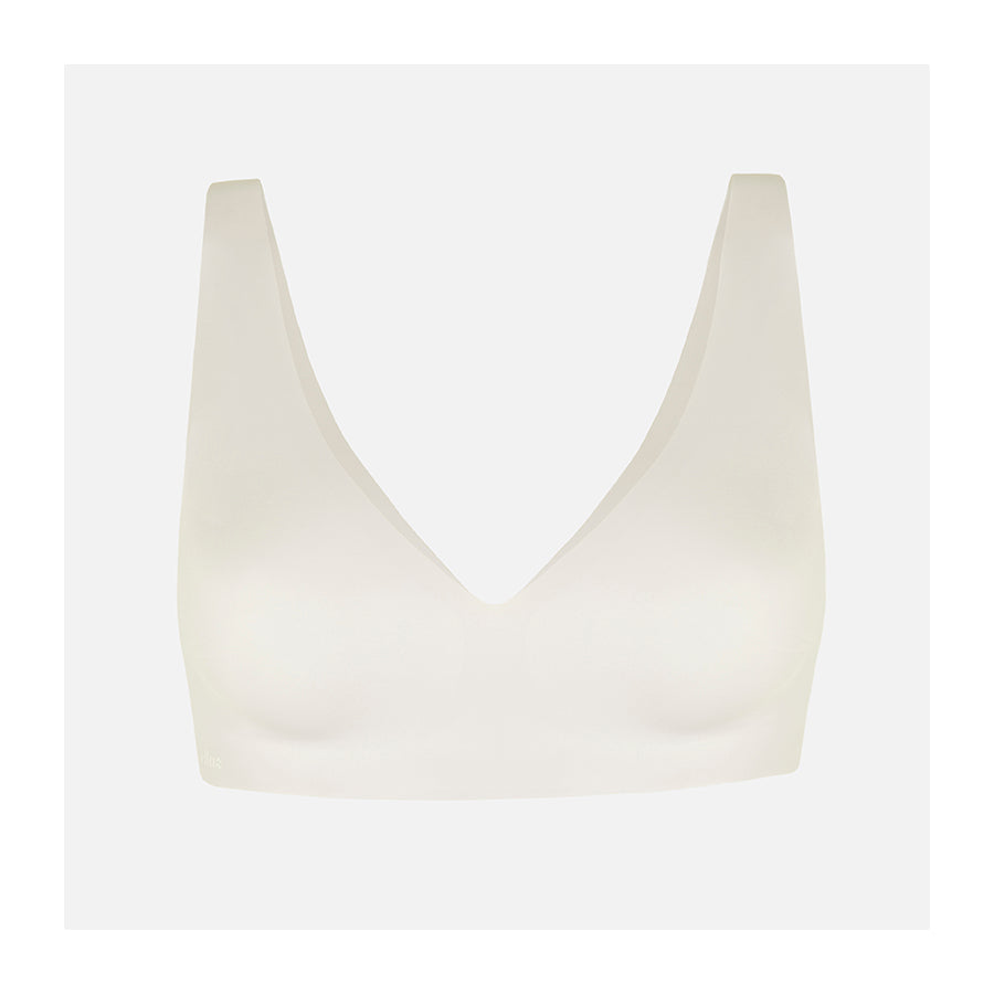 SET | Bralette cuello V + Cheeky (Latte)