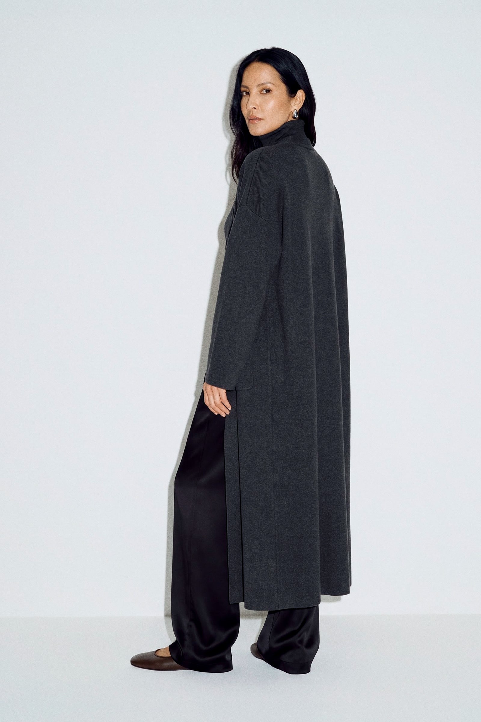 Plush Knit Long Cardigan
