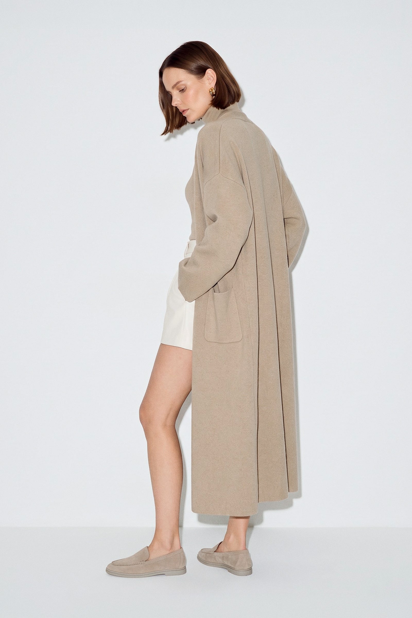 Plush Knit Long Cardigan