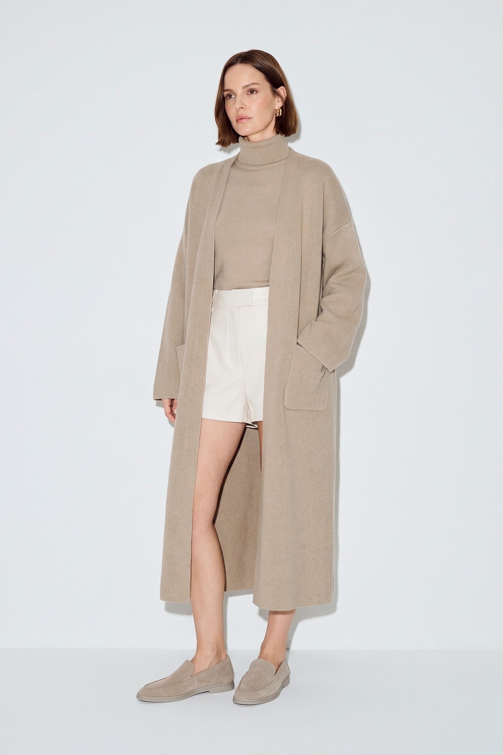 Plush Knit Long Cardigan