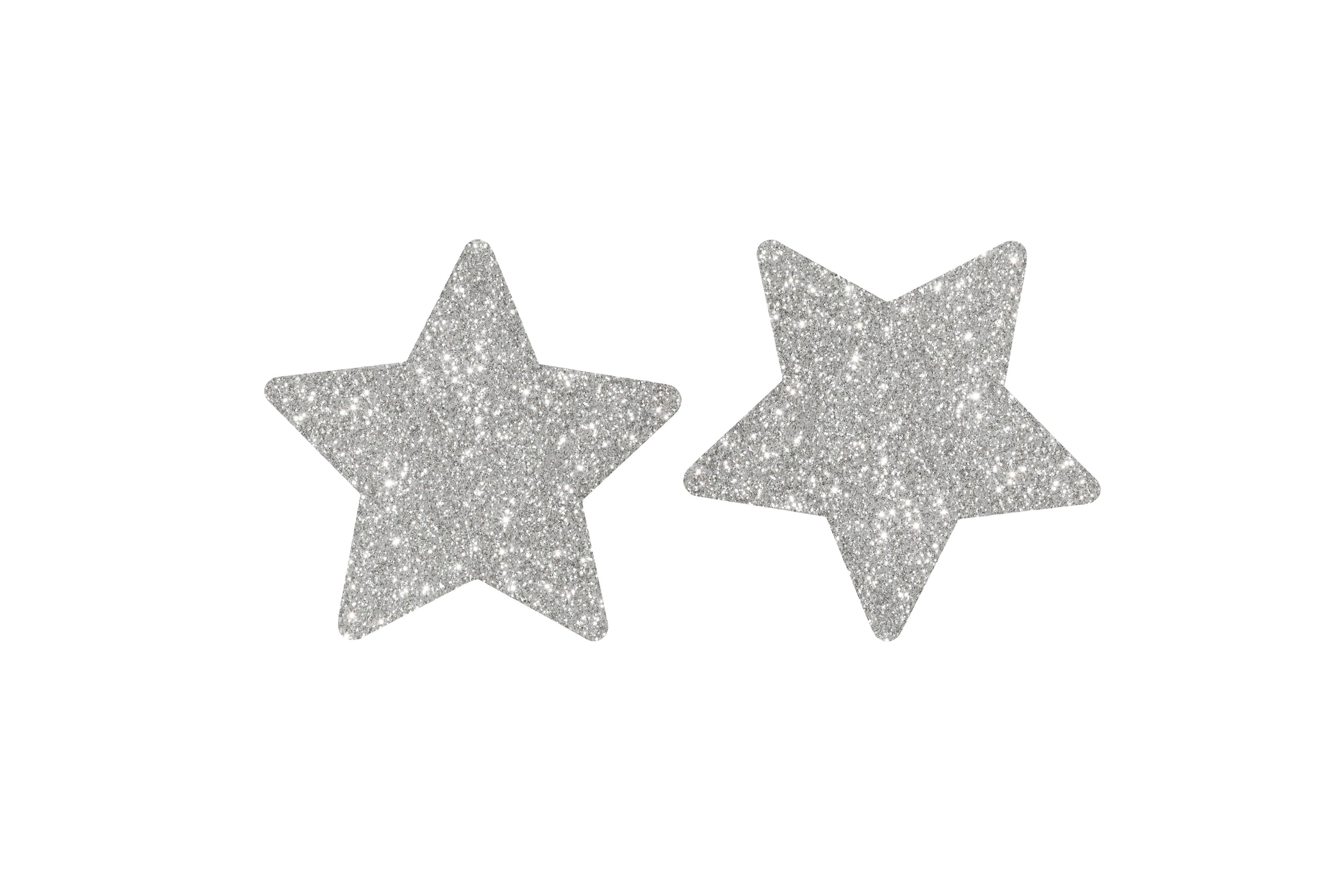 silver-glitter-star