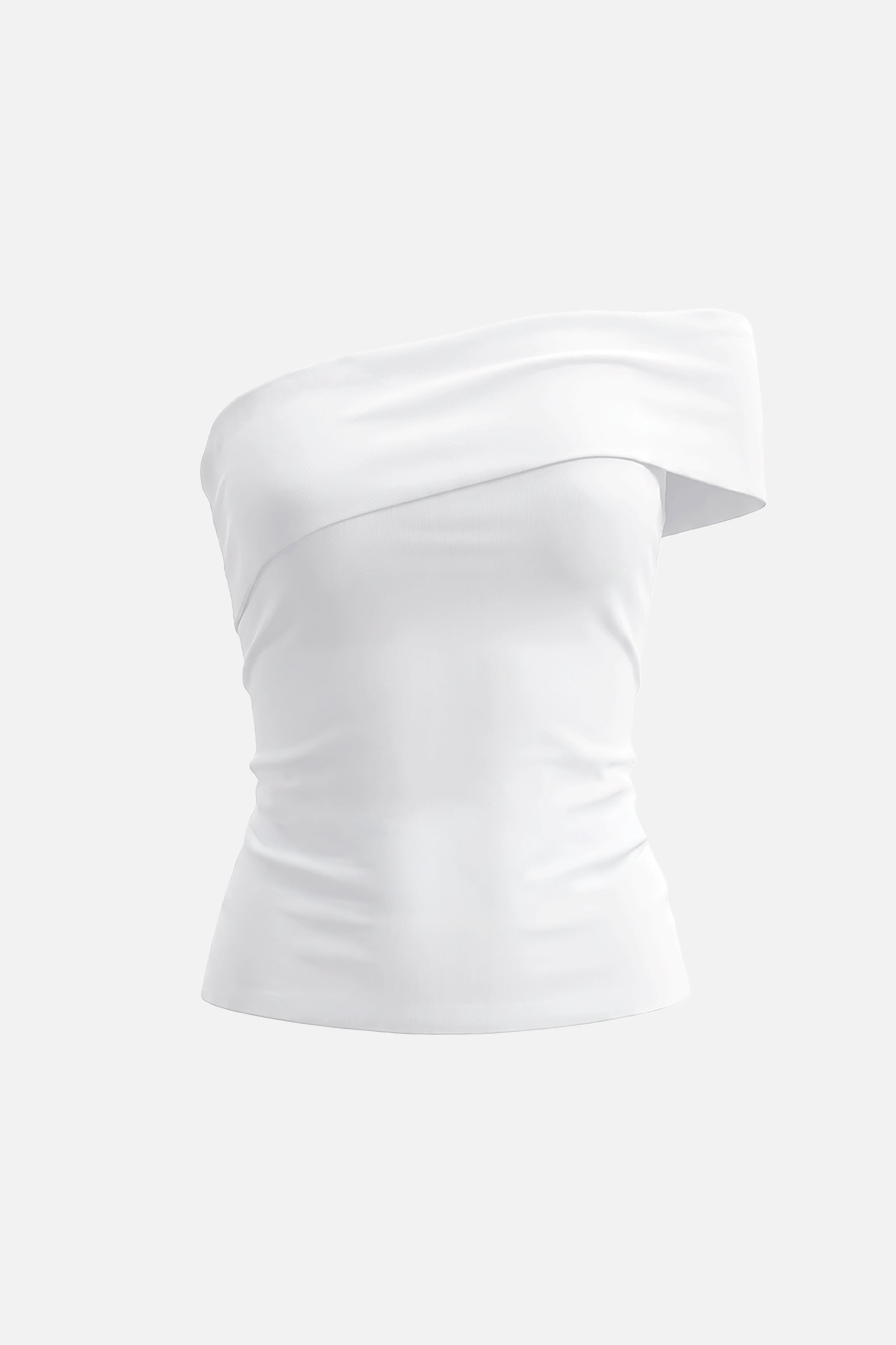 Contour Assymetrical Shoulder Top