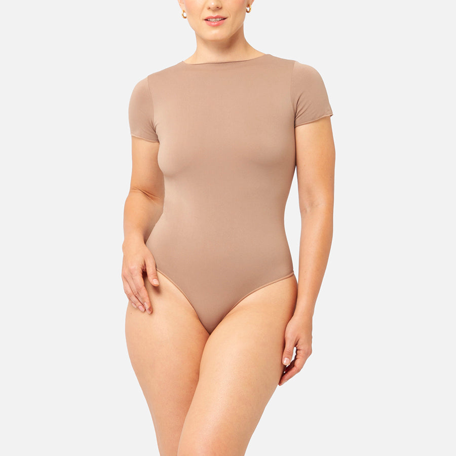 Bodysuit manga corta vista frontal Sienna