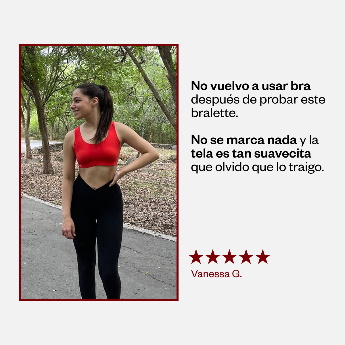 Bralette cuello V Seamless