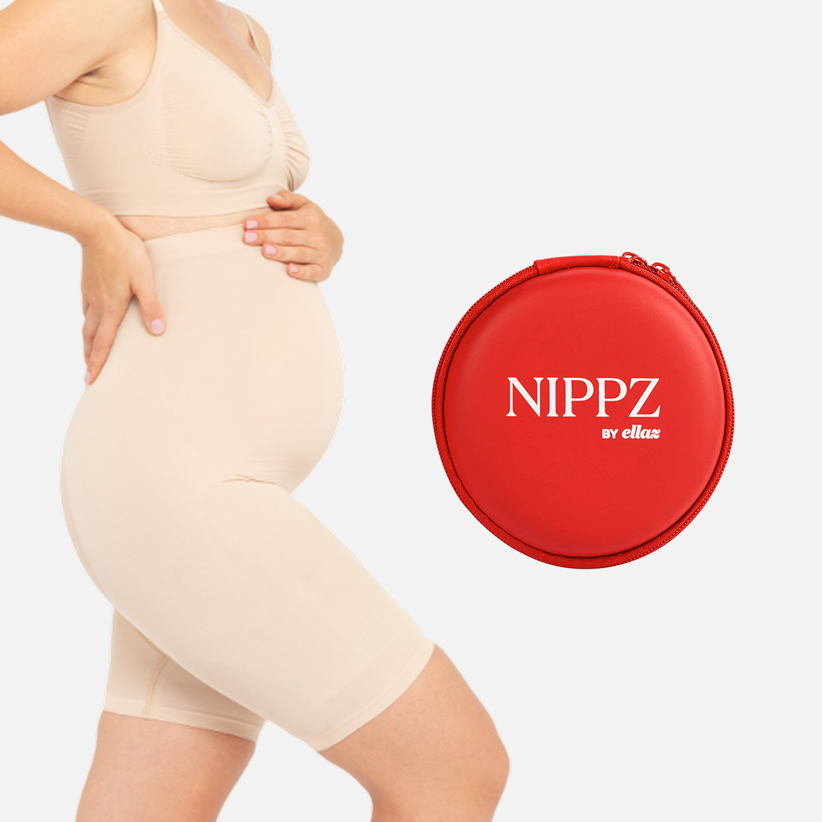 Maternity Sculpting Short + Nippz Reutilizables