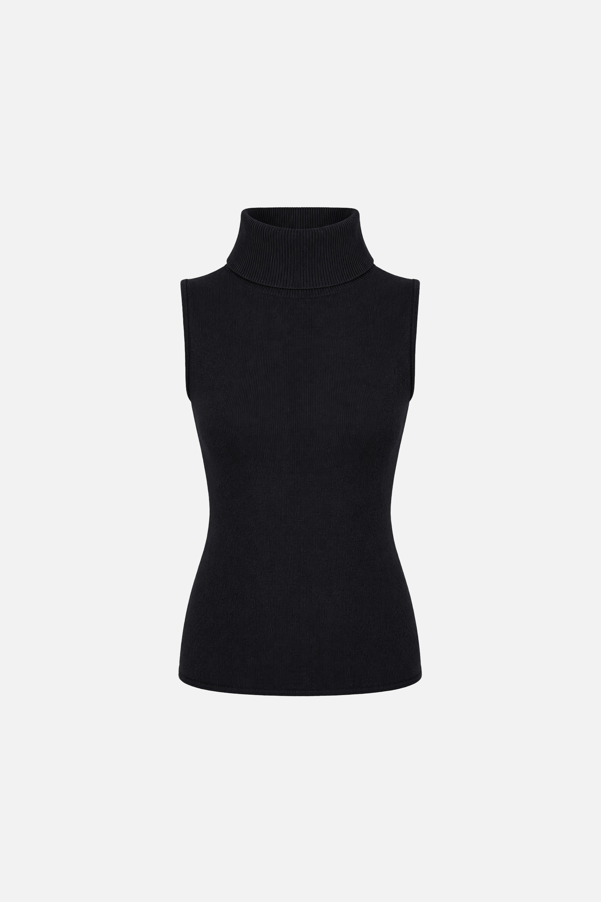 Plush Knit Turtle Neck Top