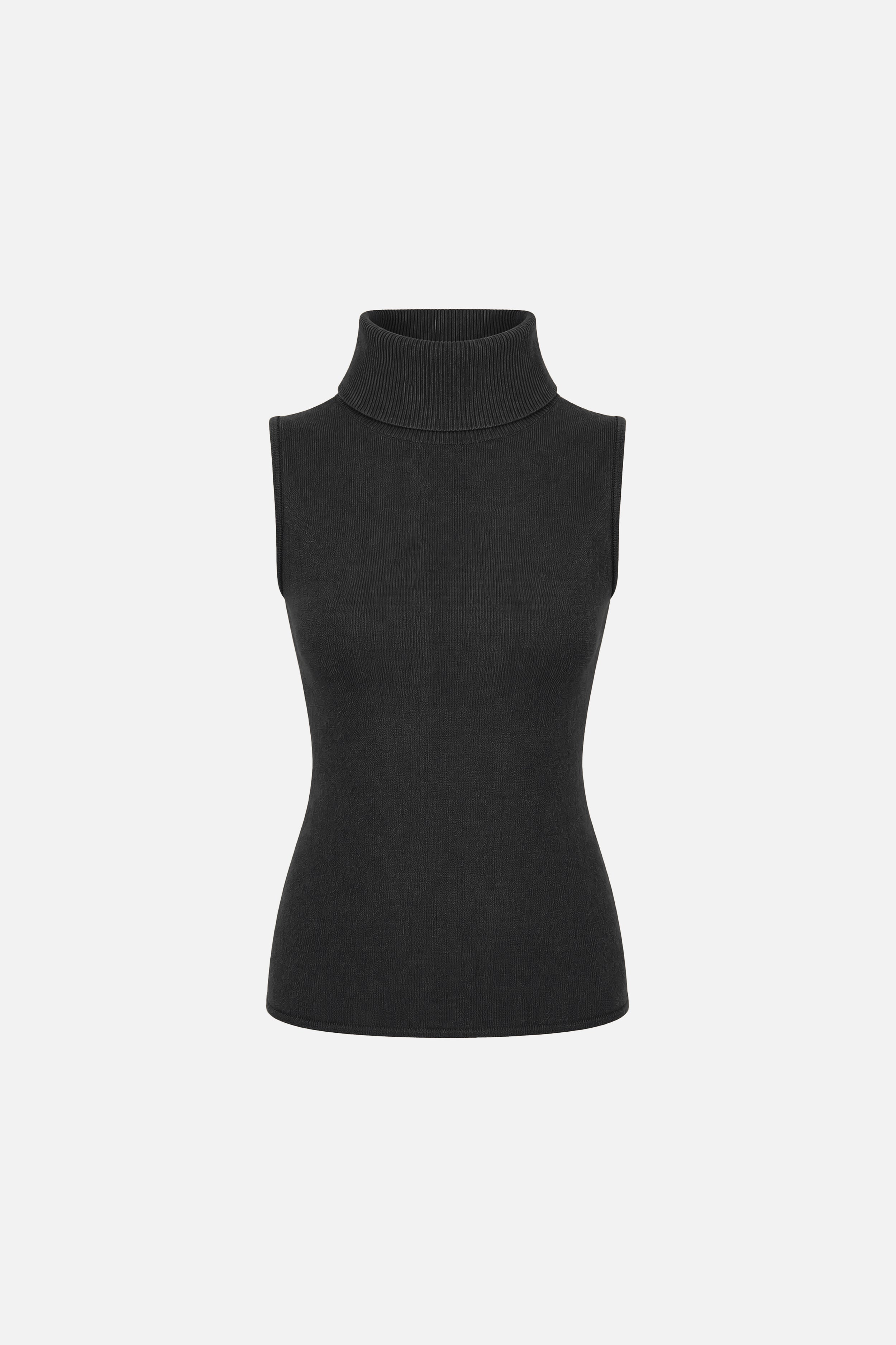 Plush Knit Turtle Neck Top