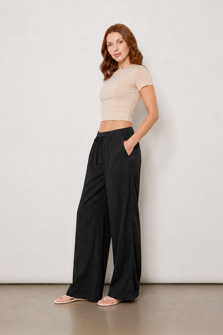 T-shirt crop de algodón