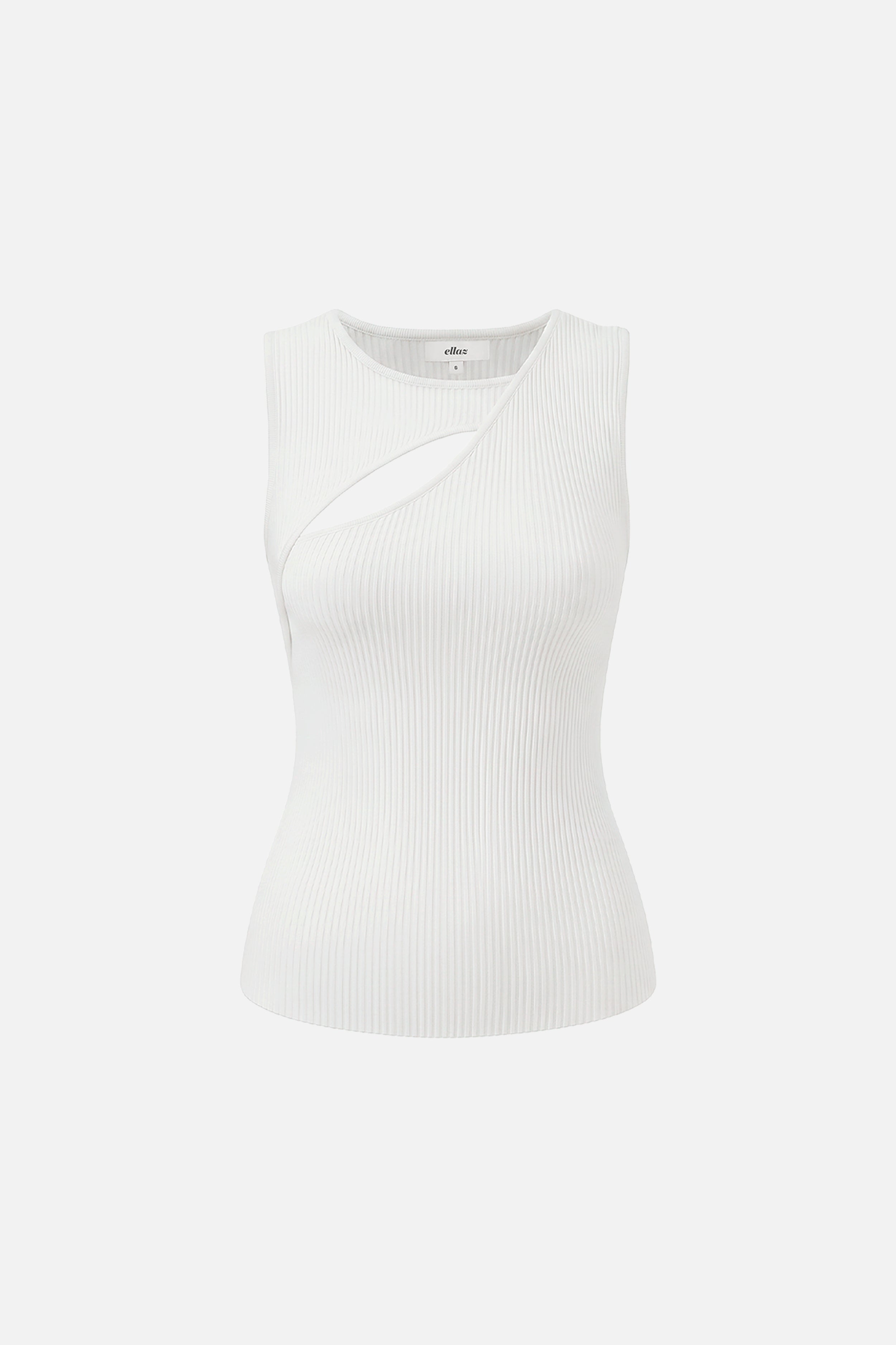 Sculpt Knit Cut Out Top
