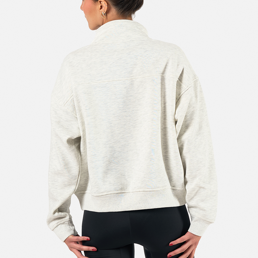 Ellaz 1/4 Zip Crew Neck gray