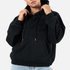 Fuzzy Hoodie Black