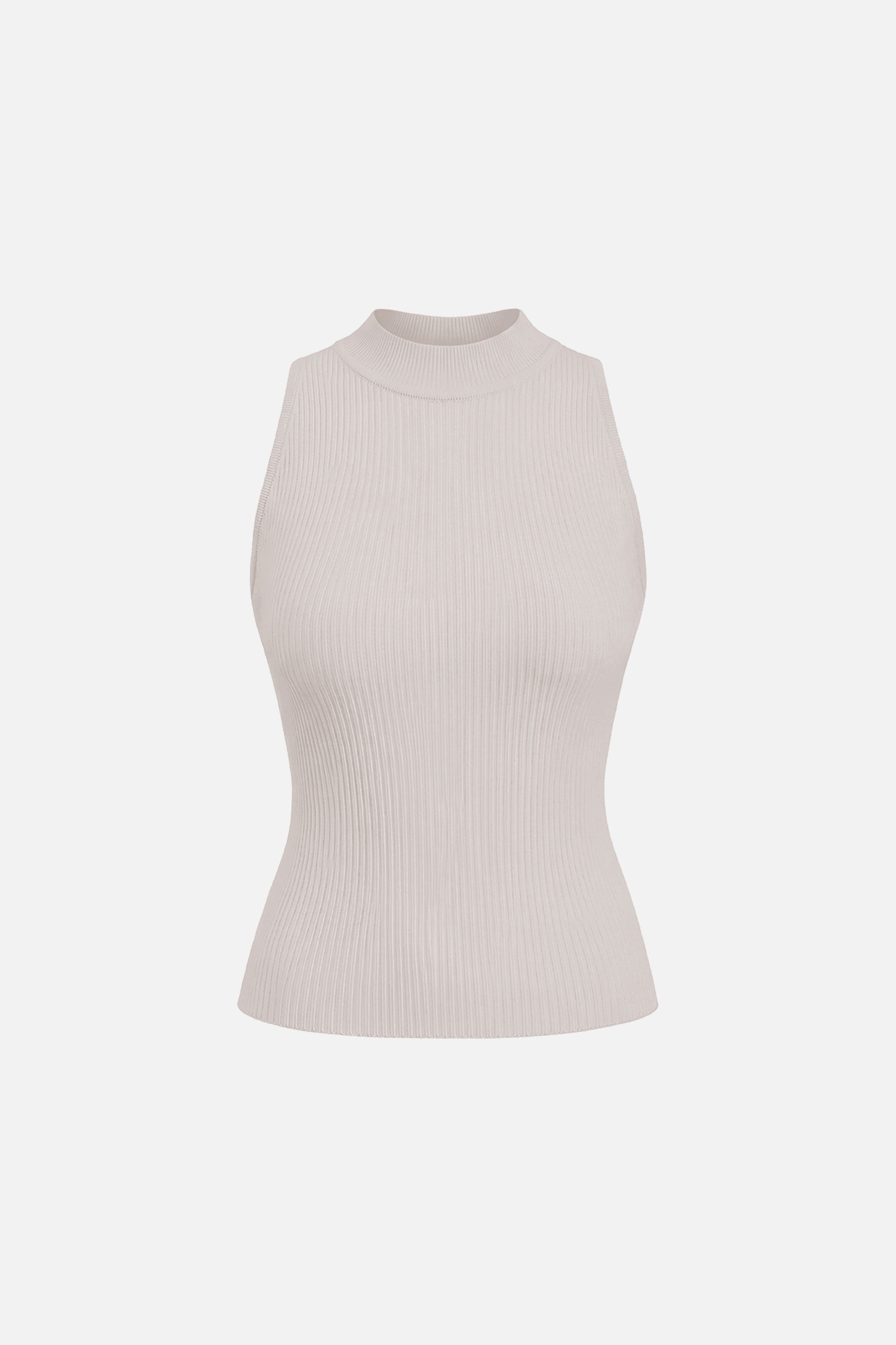 Sculpt Knit High Neck Top