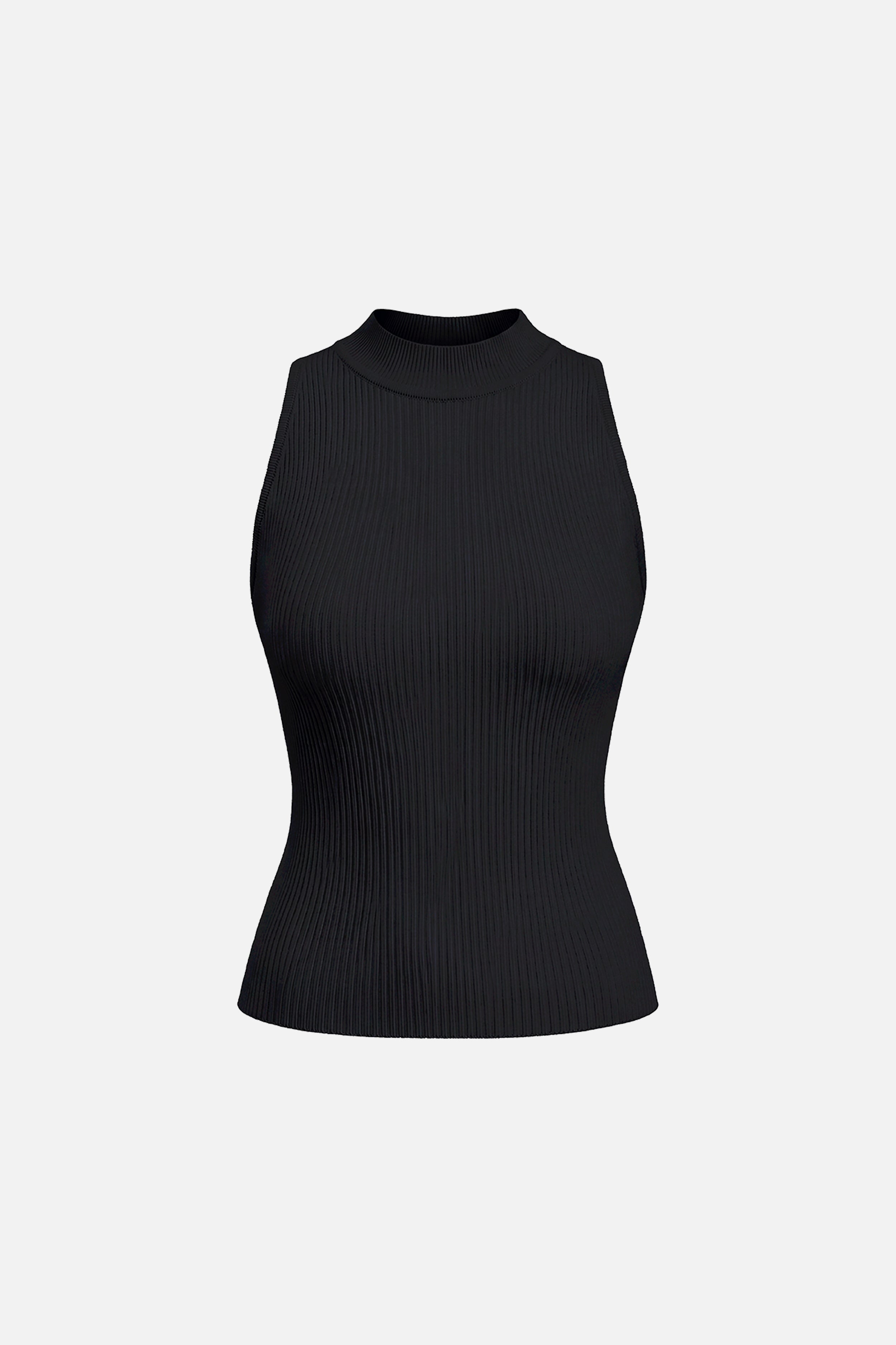 Sculpt Knit High Neck Top