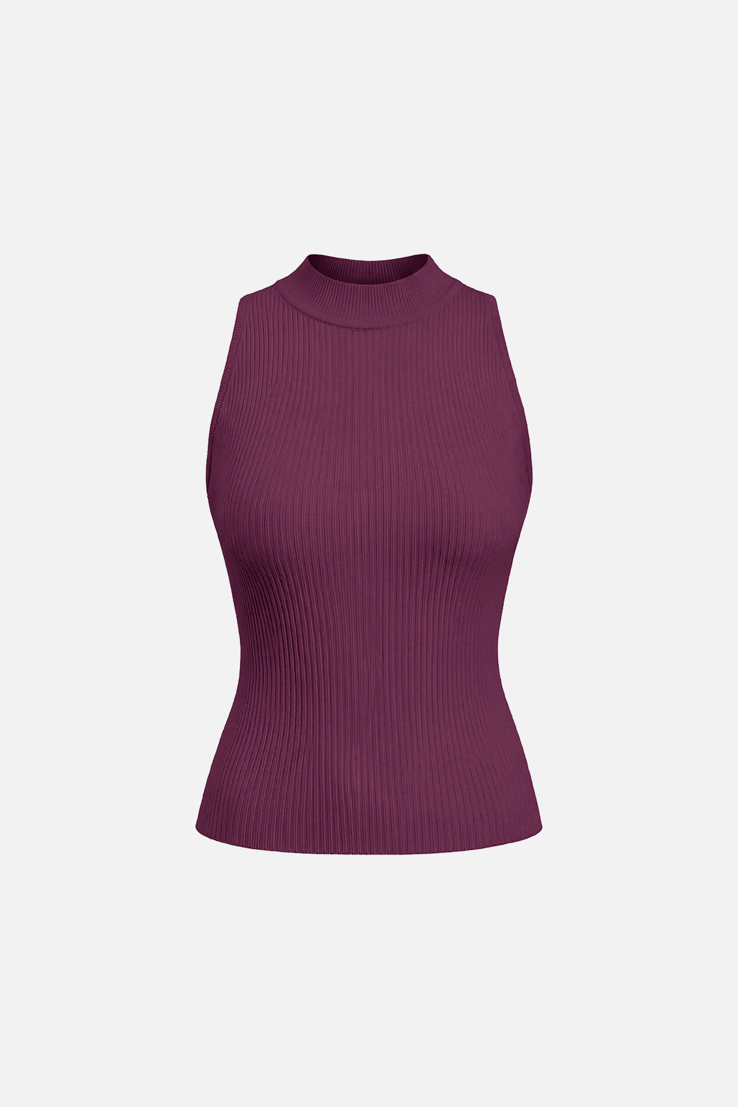 Sculpt Knit High Neck Top