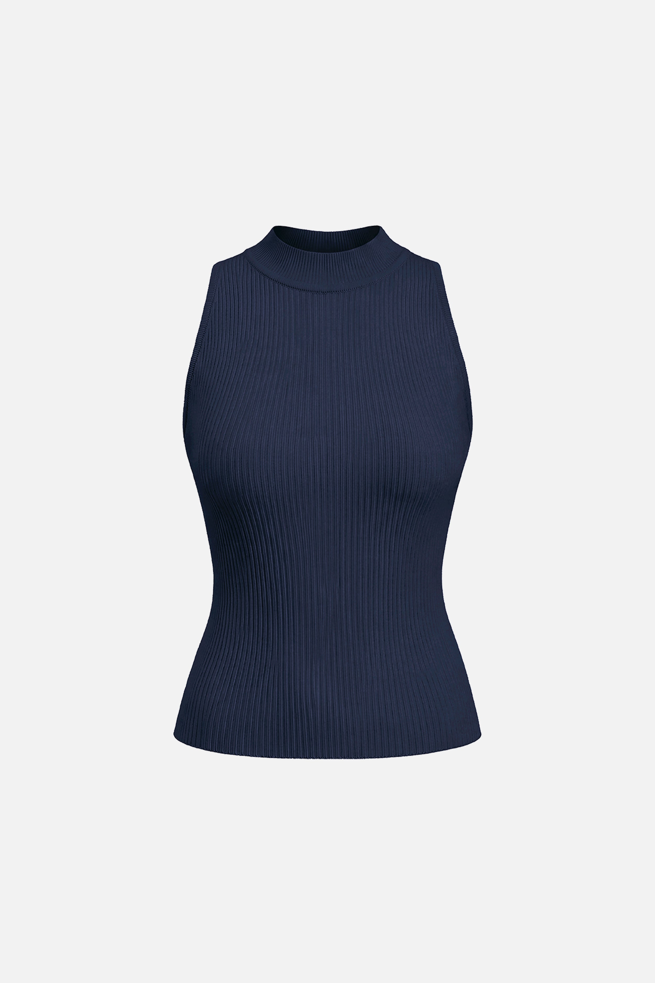 Sculpt Knit High Neck Top