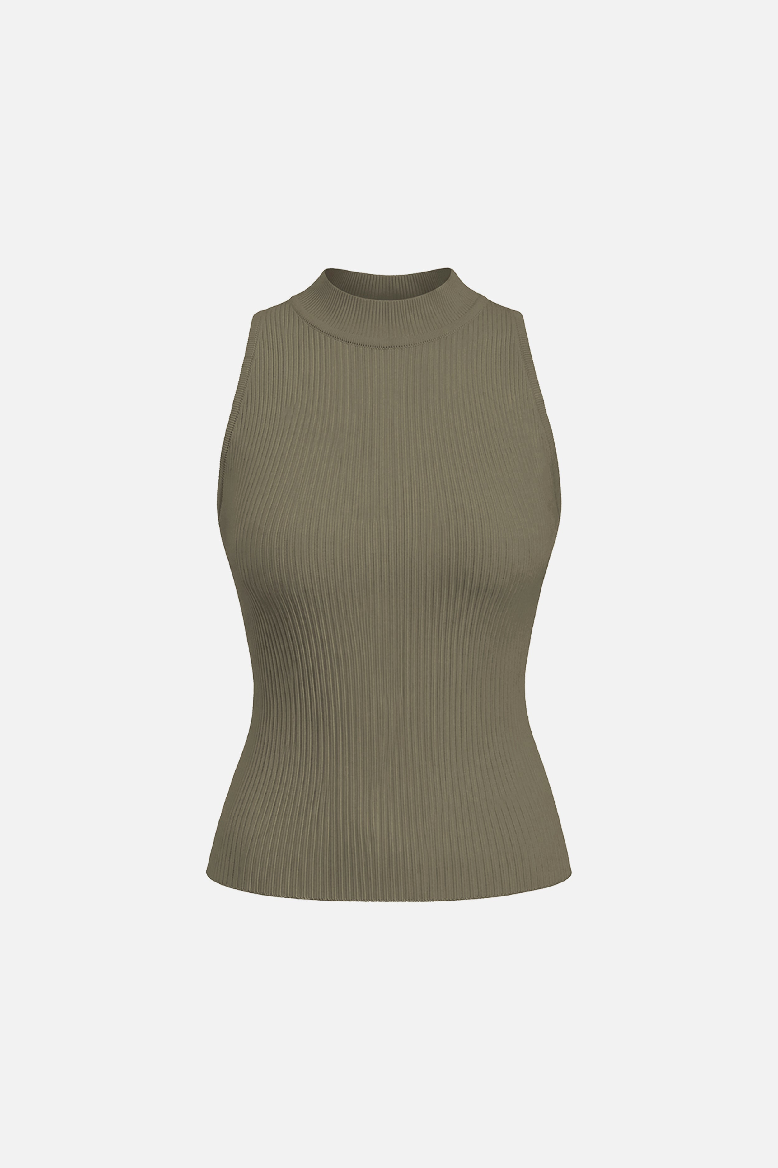 Sculpt Knit High Neck Top