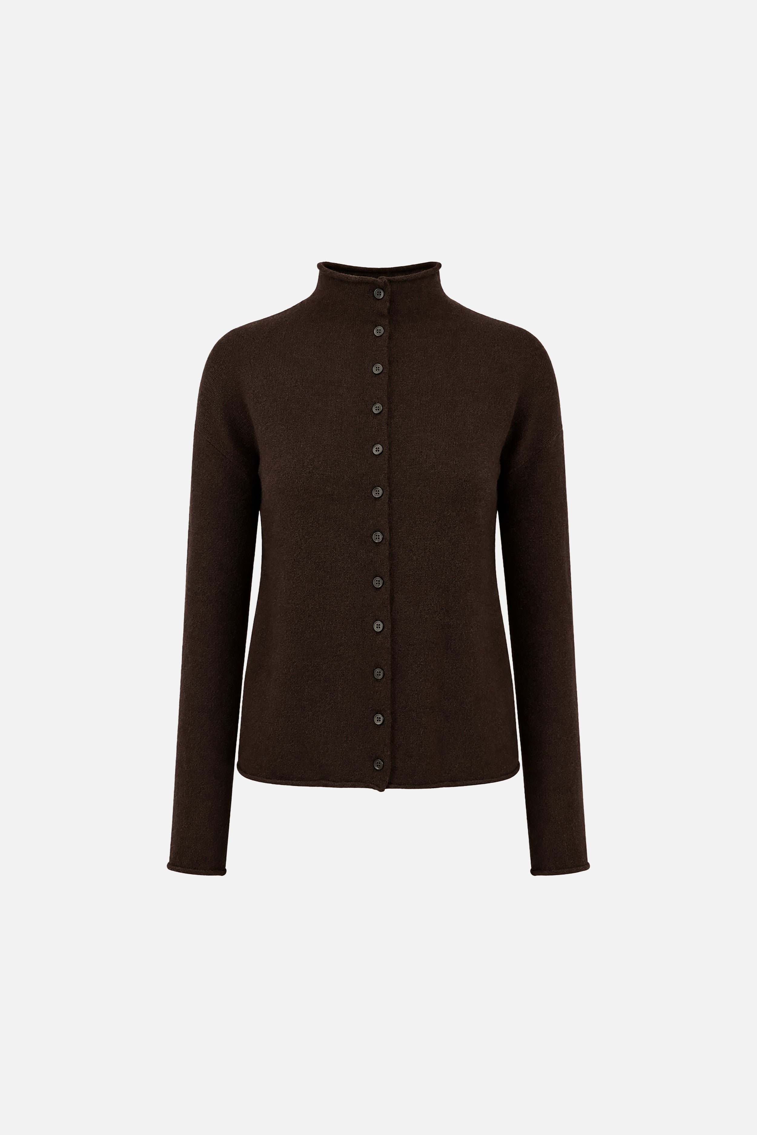 Soft Knit High Neck cardigan