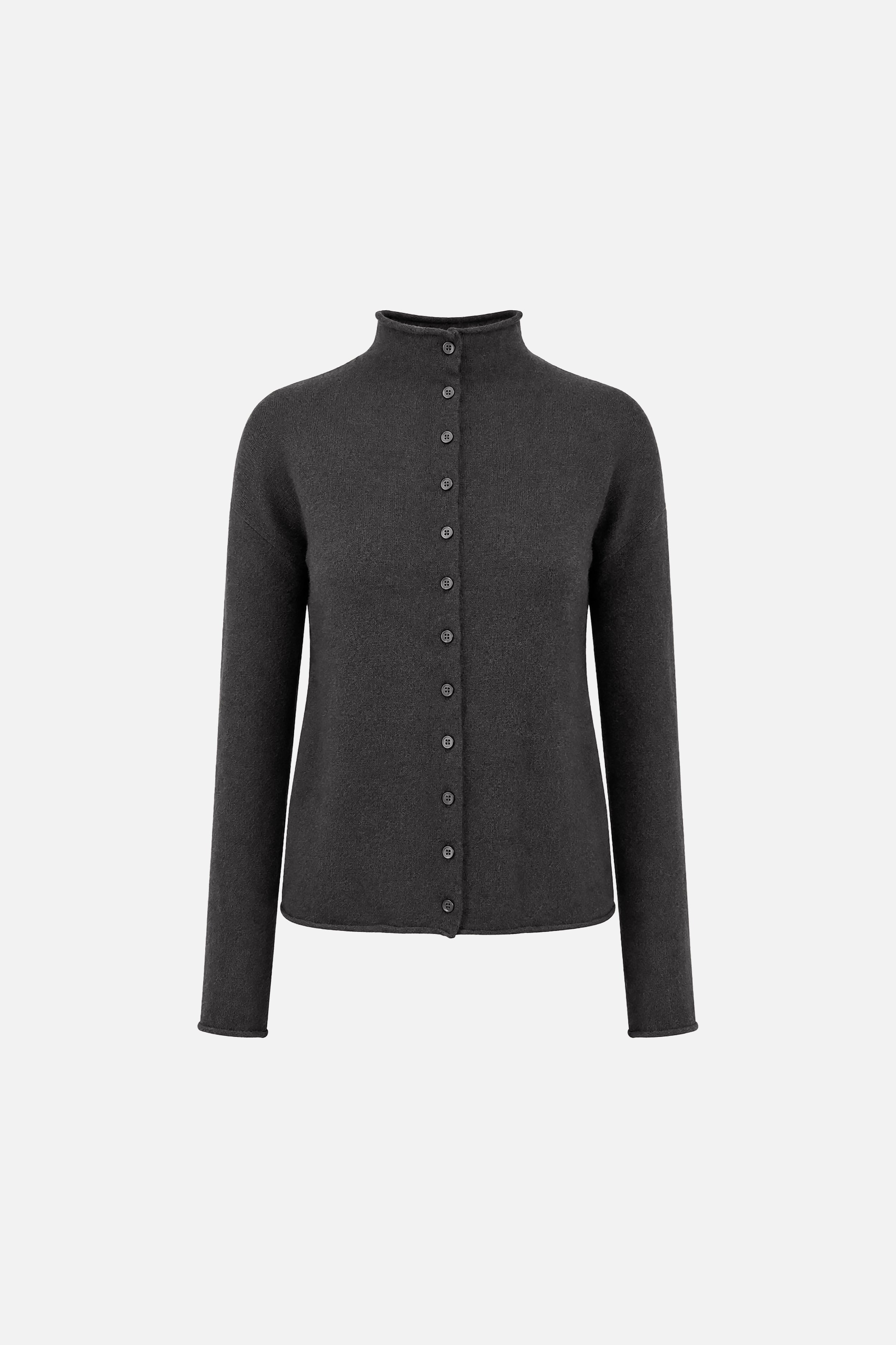 Soft Knit High Neck cardigan