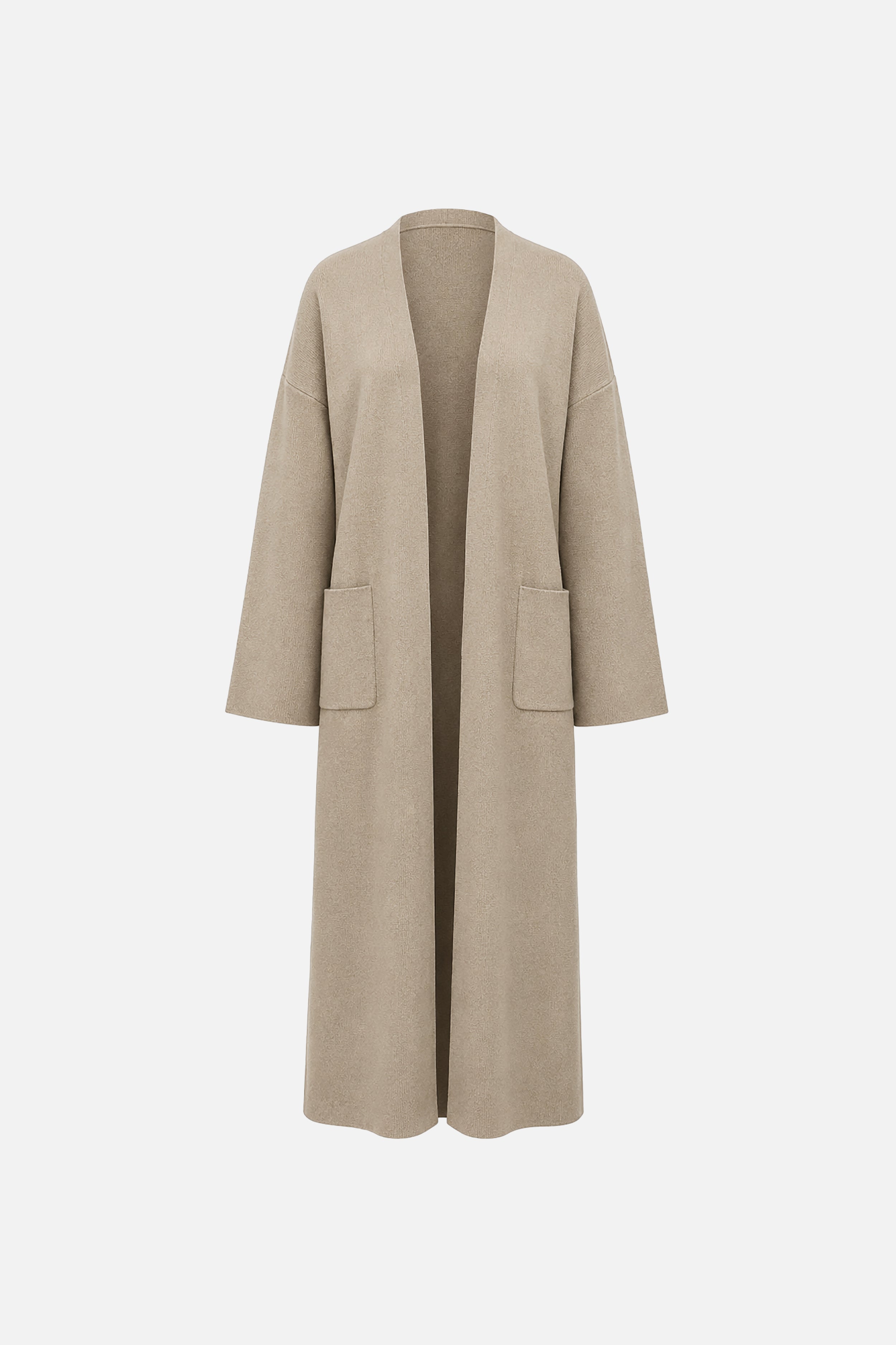 Plush Knit Long Cardigan