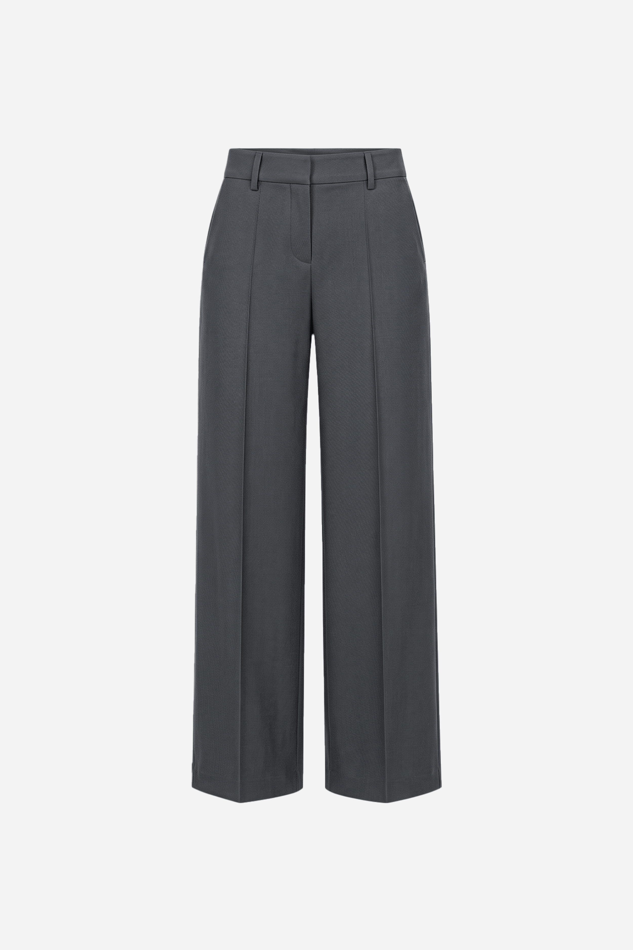 Tailored Mid Waist Pants