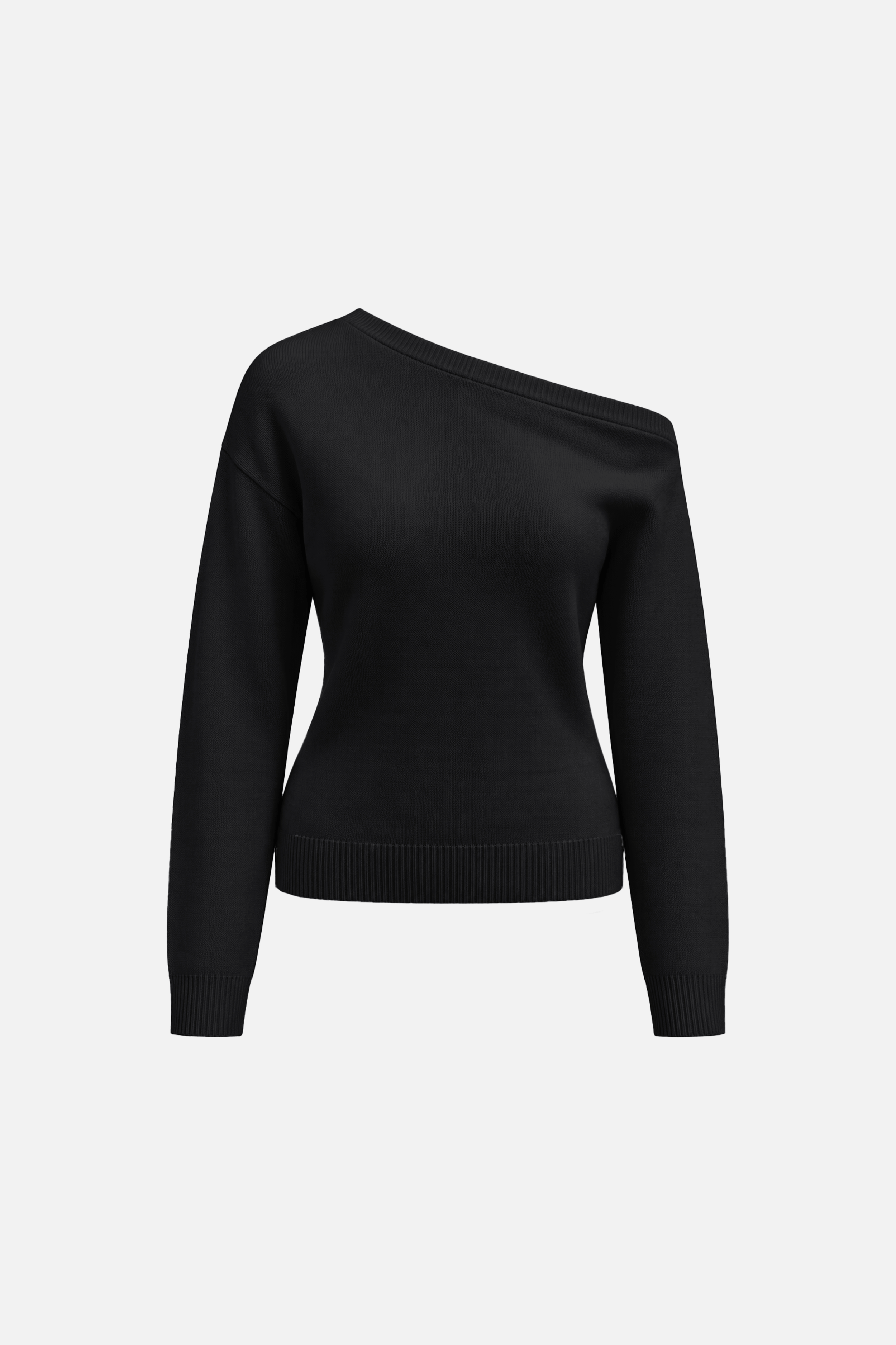 Plush Knit Off Shoulder Sweater
