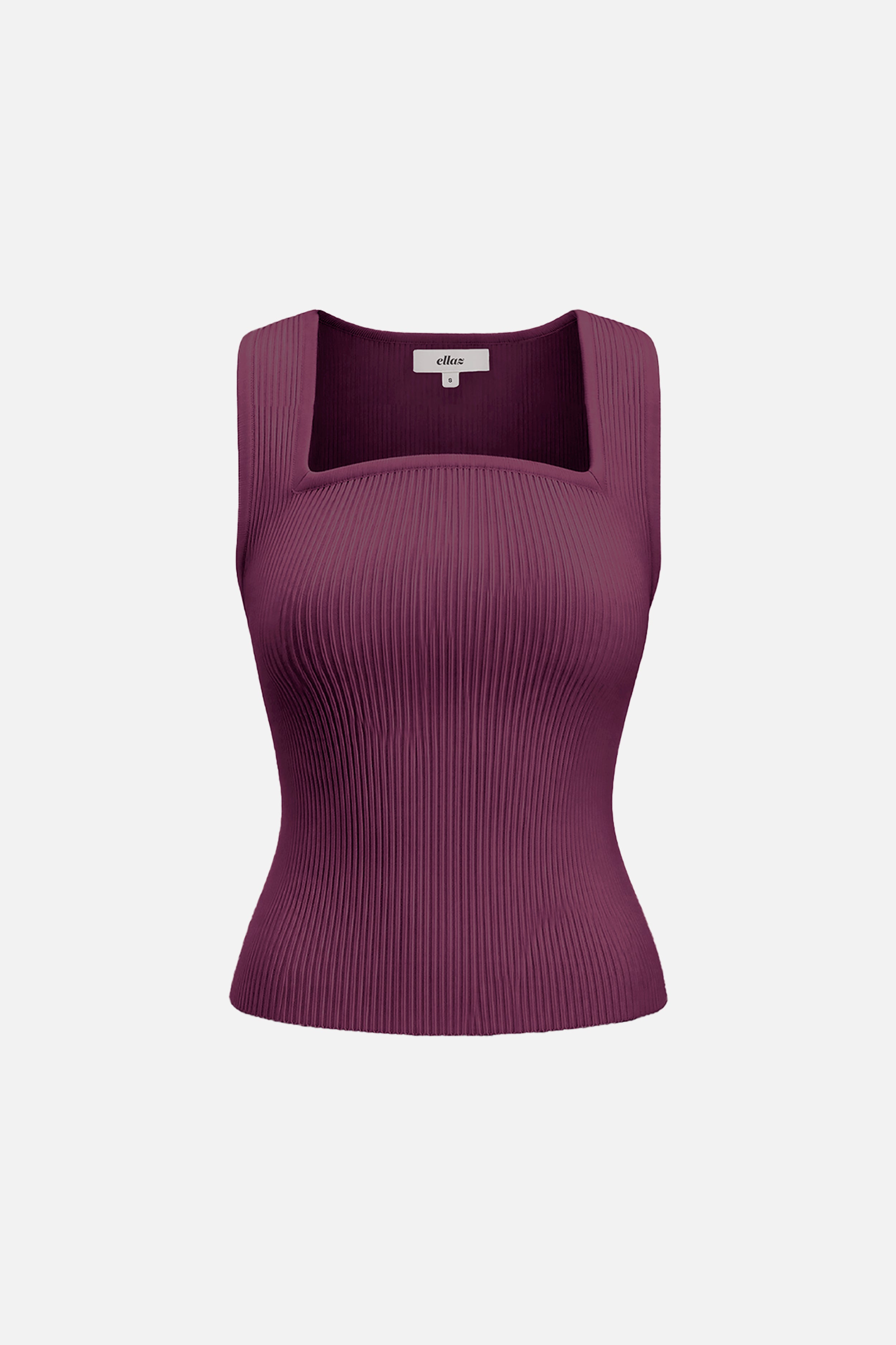Sculpt Knit Princess Neckline Top