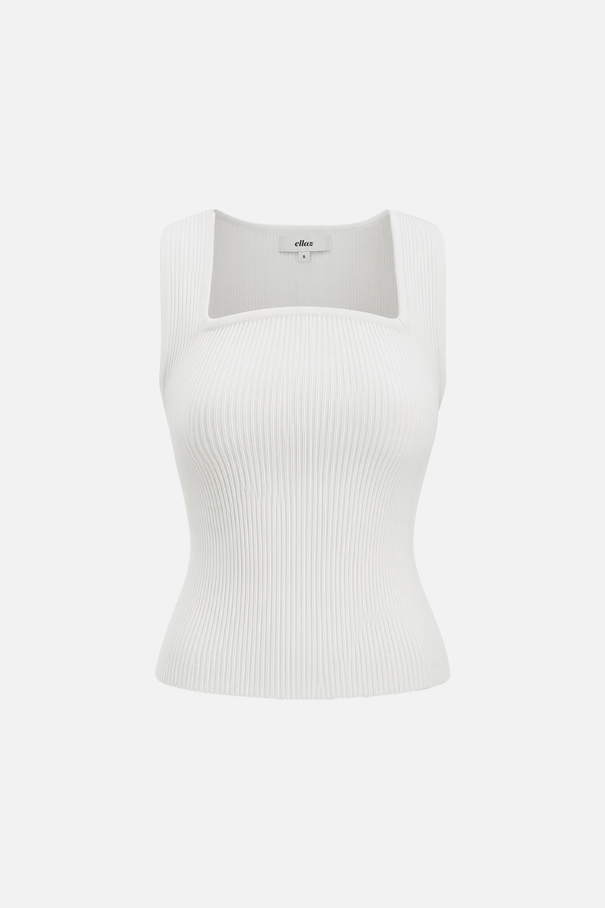 Sculpt Knit Princess Neckline Top
