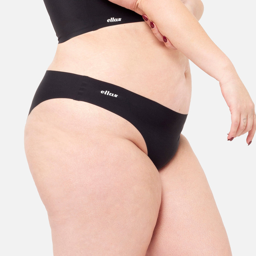 Seamless regular cheeky Black