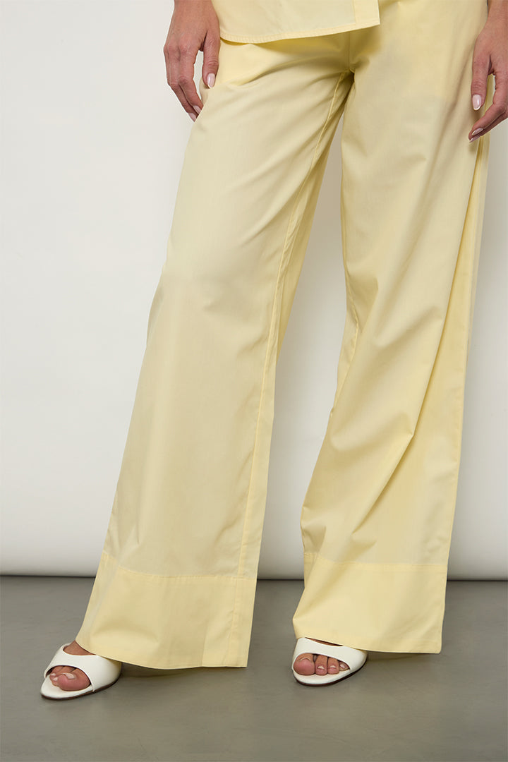 Pantalón con Cordones Cotton Poplin