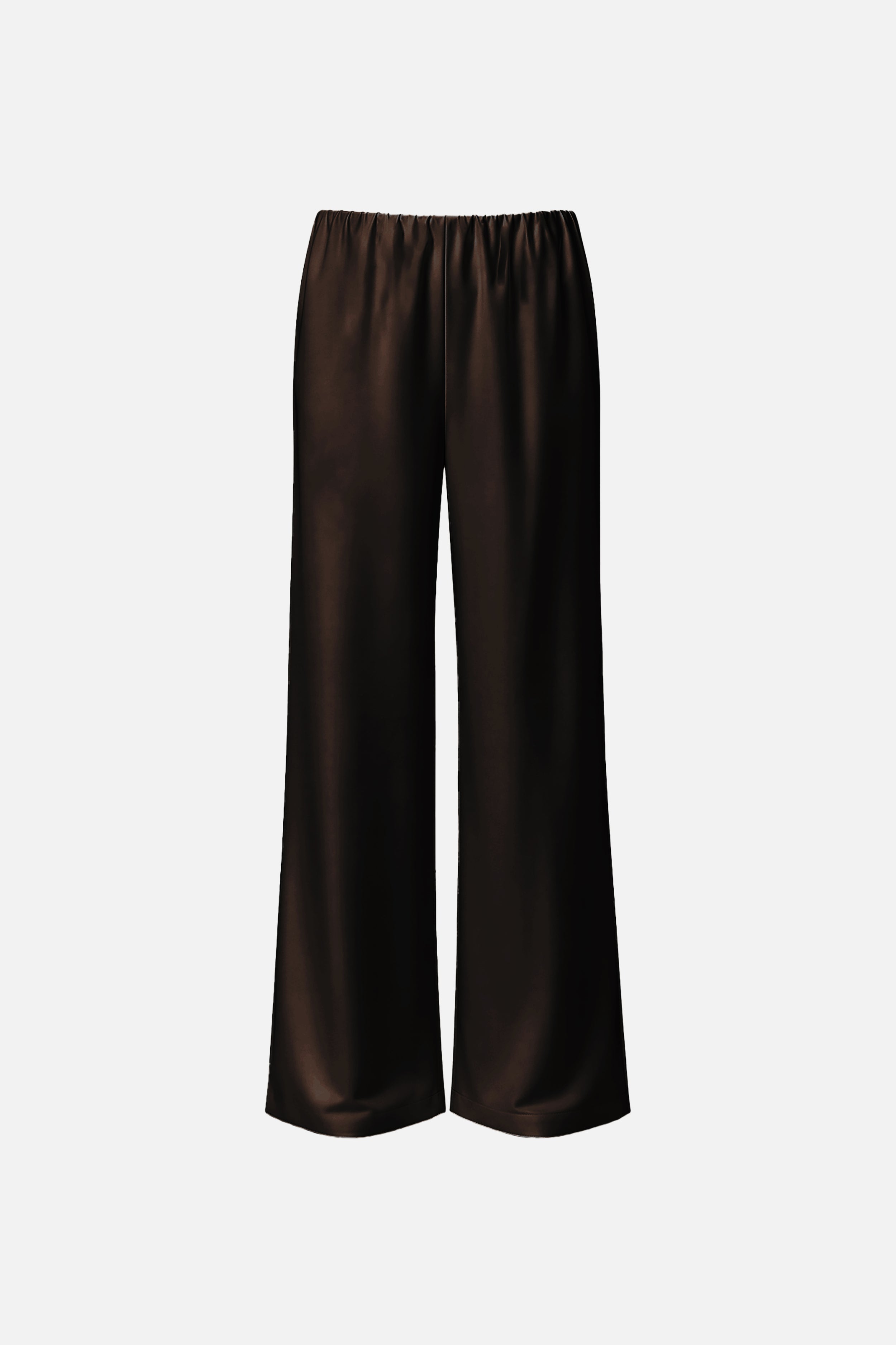 Satin Straight Pants