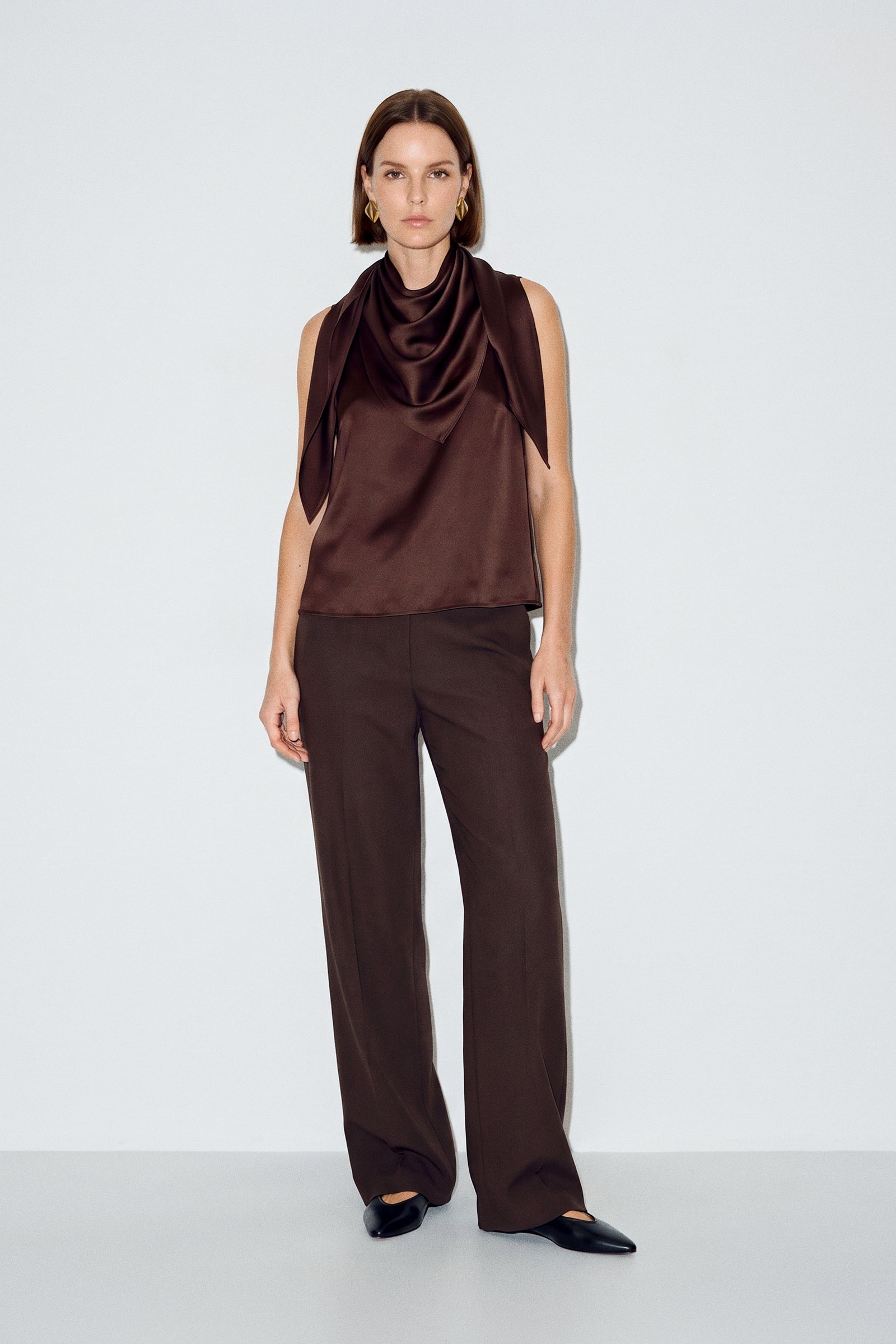 Square Satin Top