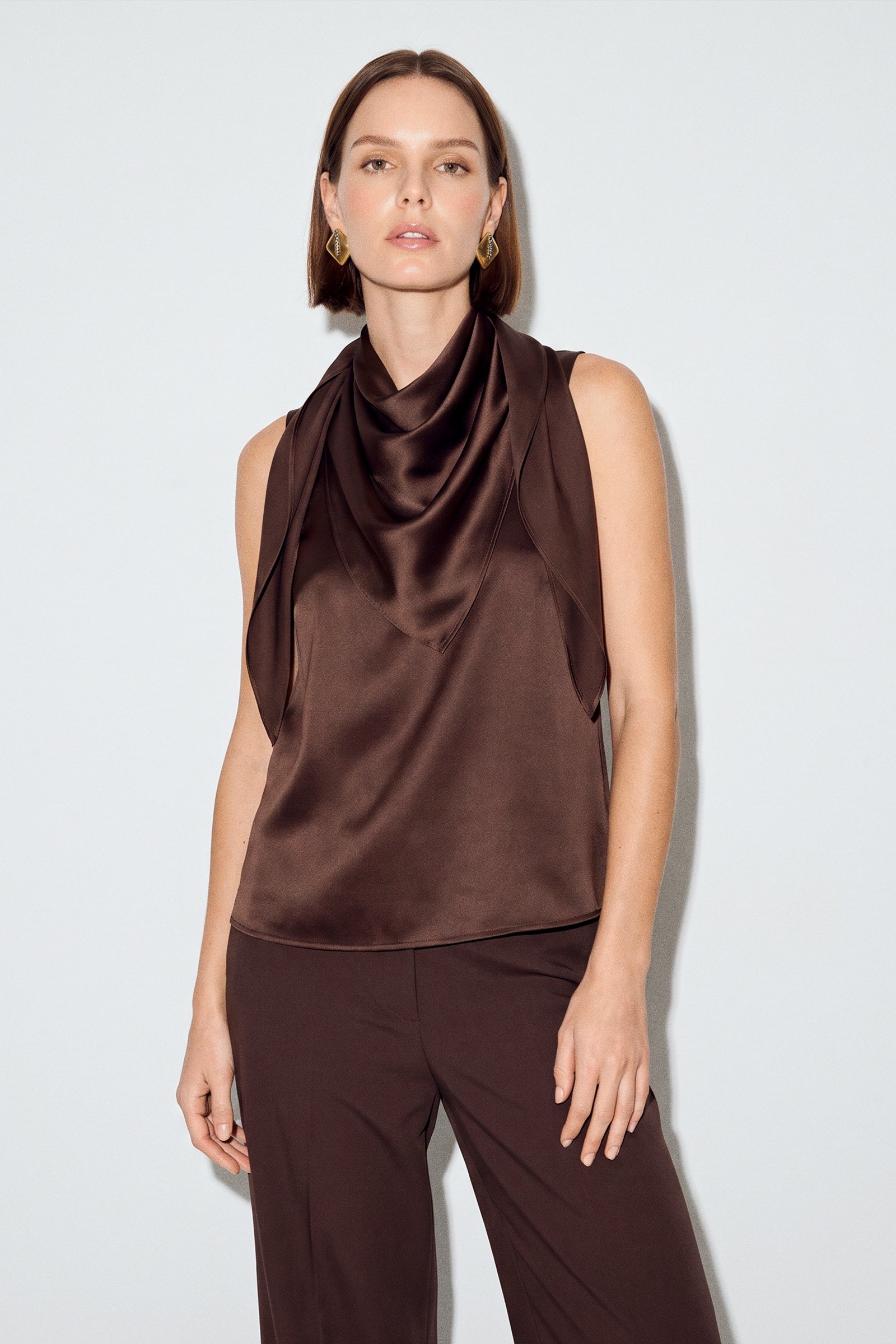 Square Satin Top