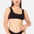 Scoop Bikini Top Frente Black