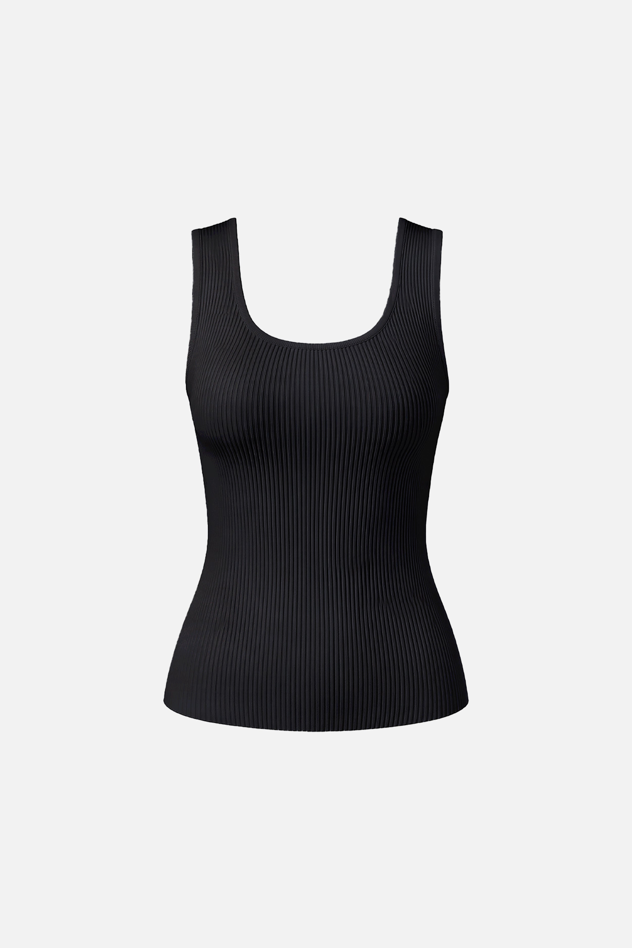 Sculpt Knit Scoop Neck Top