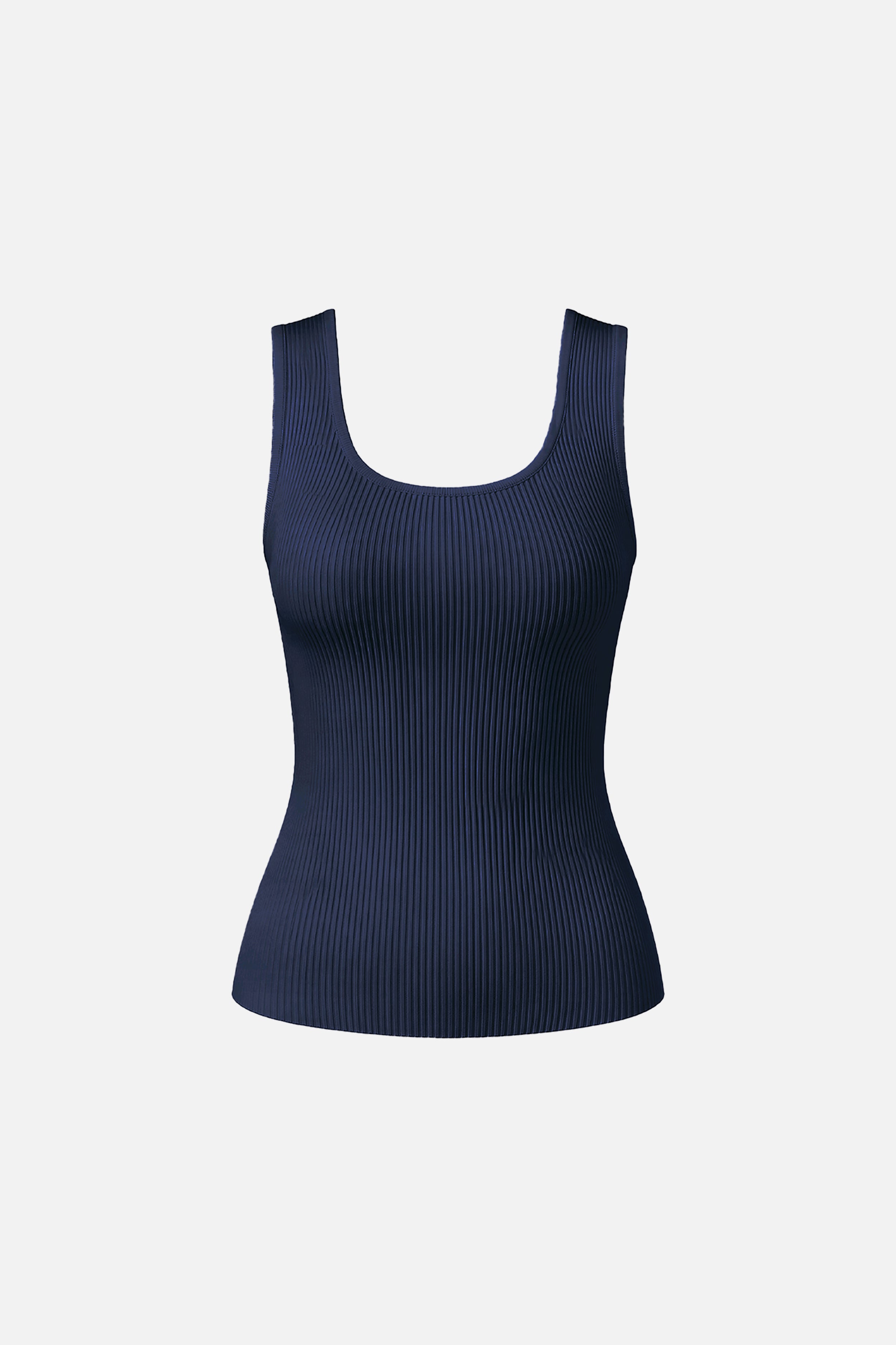Sculpt Knit Scoop Neck Top