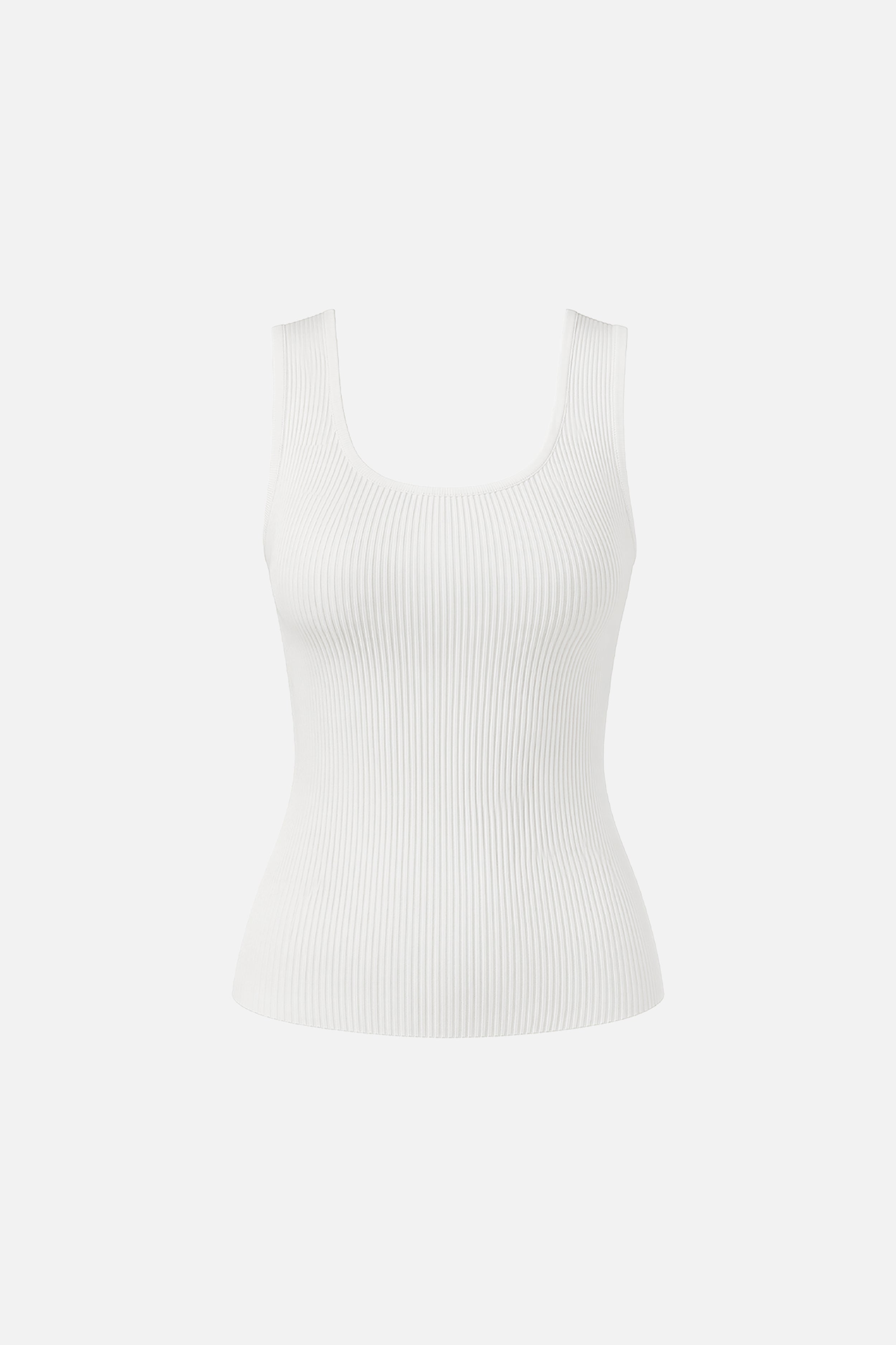 Sculpt Knit Scoop Neck Top