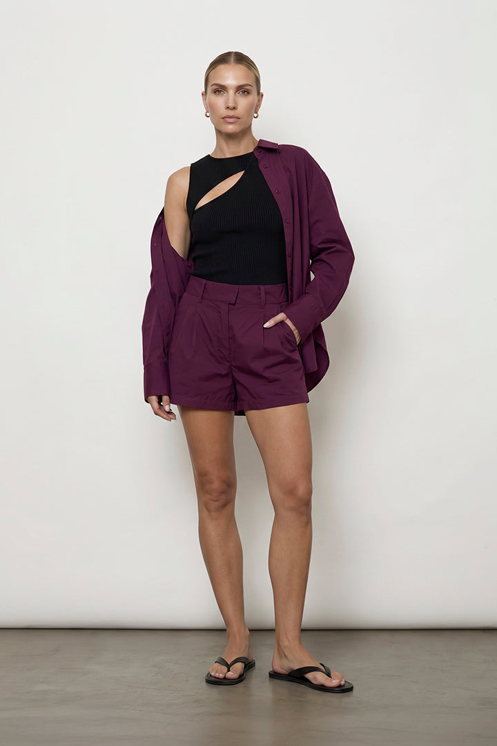 Sculpt Knit Cut Out Top
