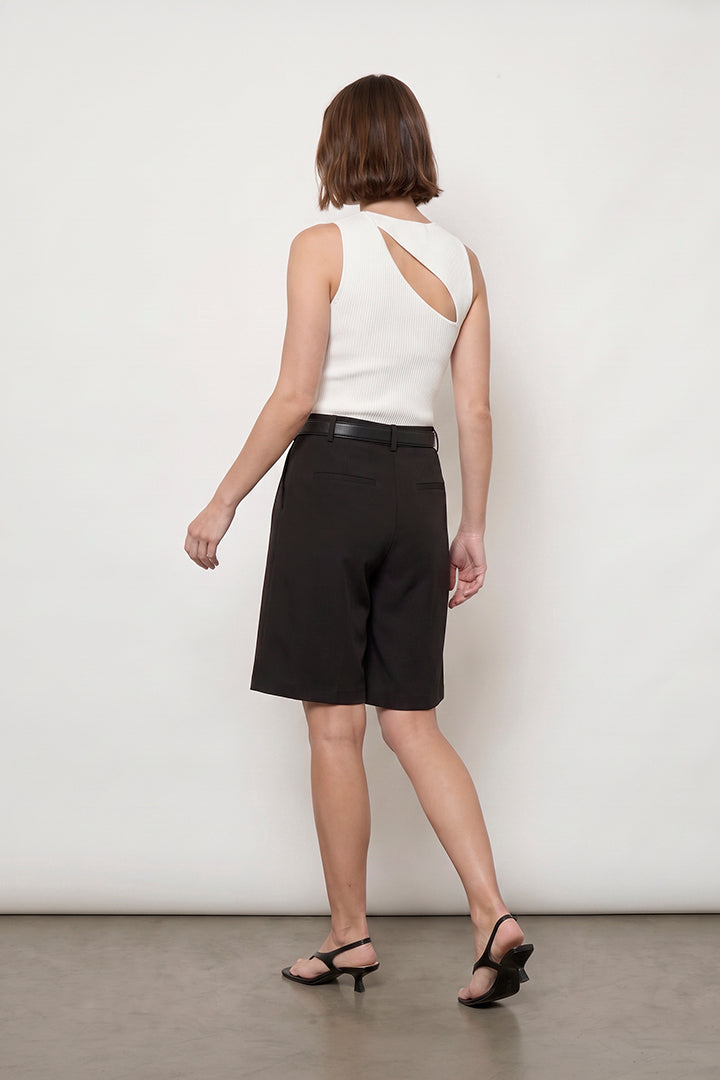 Sculpt Knit Cut Out Top