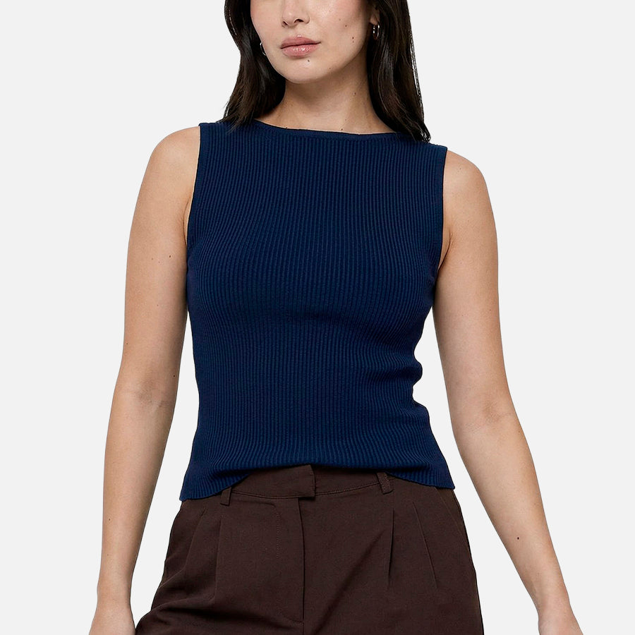 Top Sin Espalda Sculpt Knit