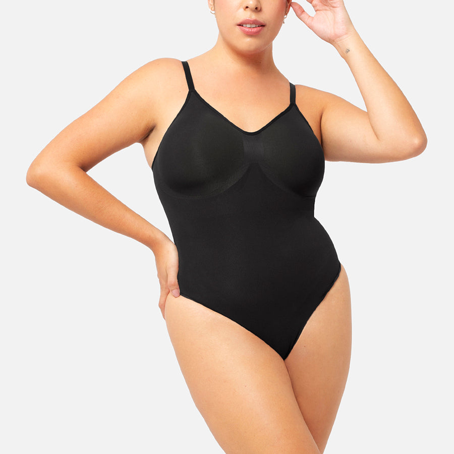 SculptingBodysuit en color black Nude