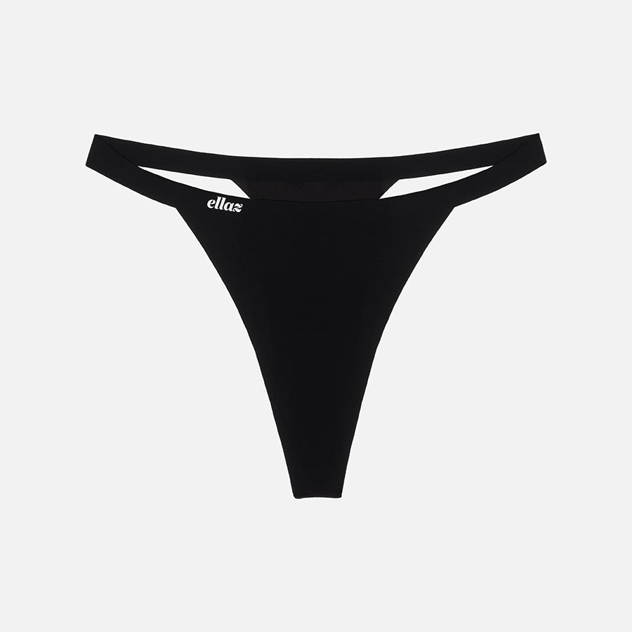 Seamless G string thong Black