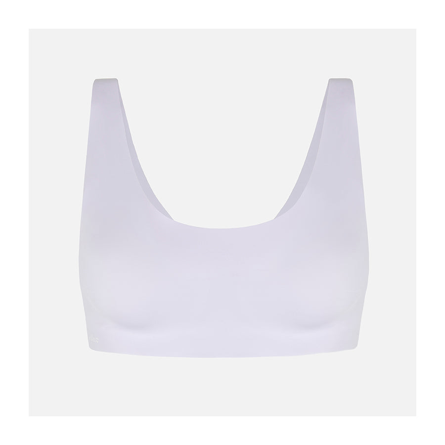 Lavander Round Neck Bralette + Lavander Cheeky