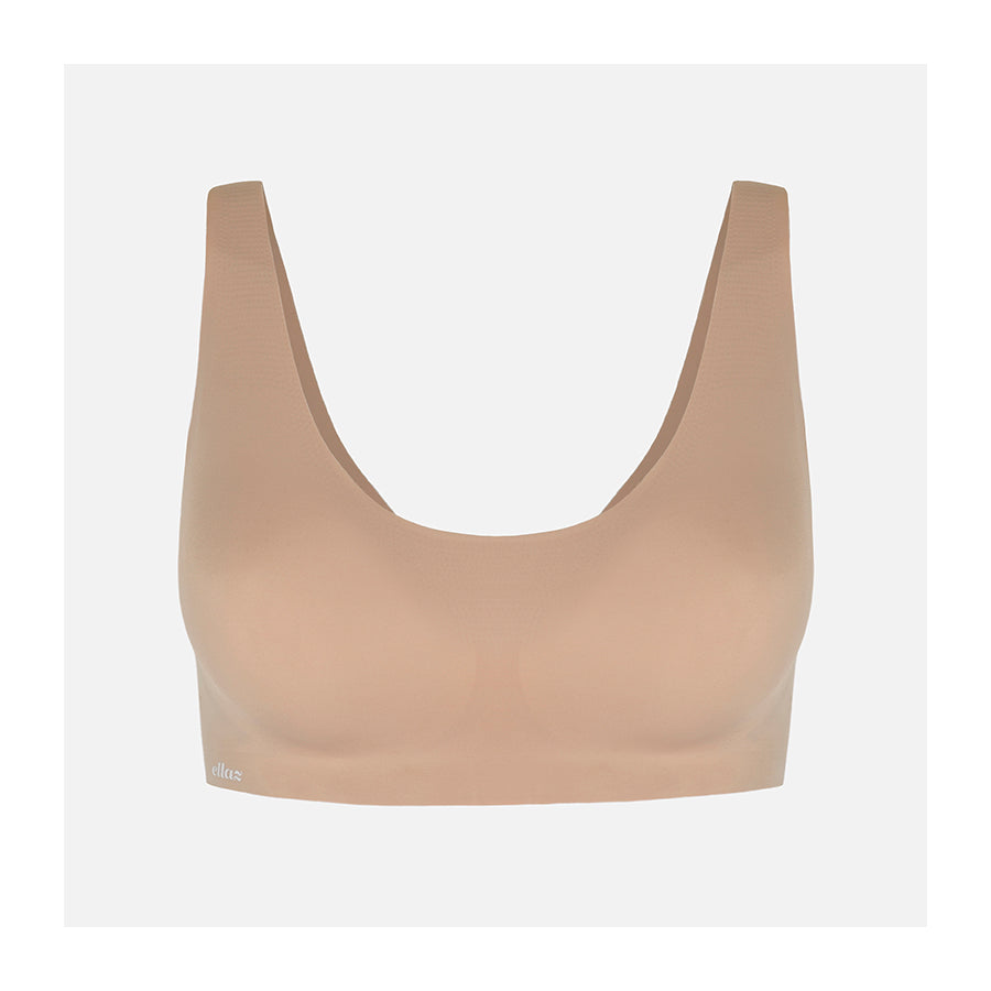 Nude Round Neck Bralette + Nude Regular Thong