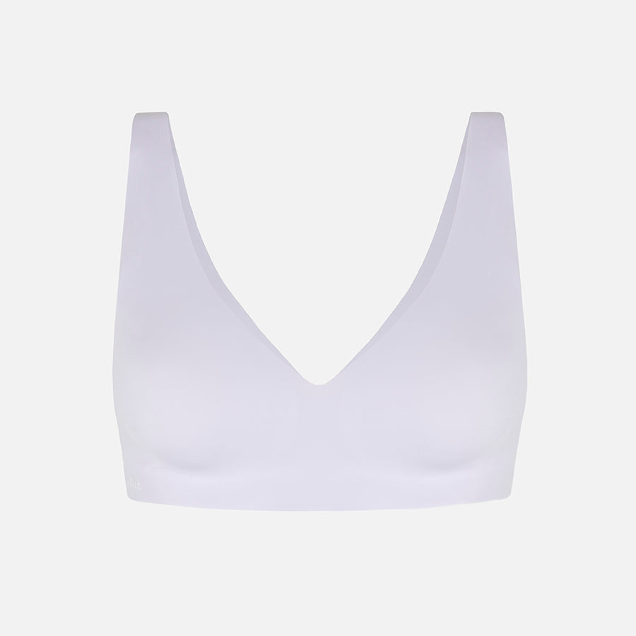 Seamless V neck bralette Lavander