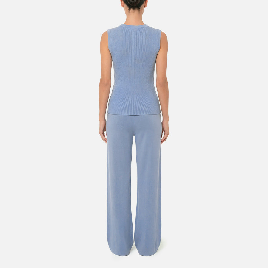 SET | Chaleco de Botones & Pants Light Knitwear