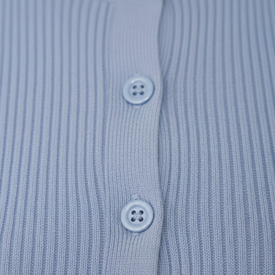 SET | Chaleco de Botones & Pants Light Knitwear