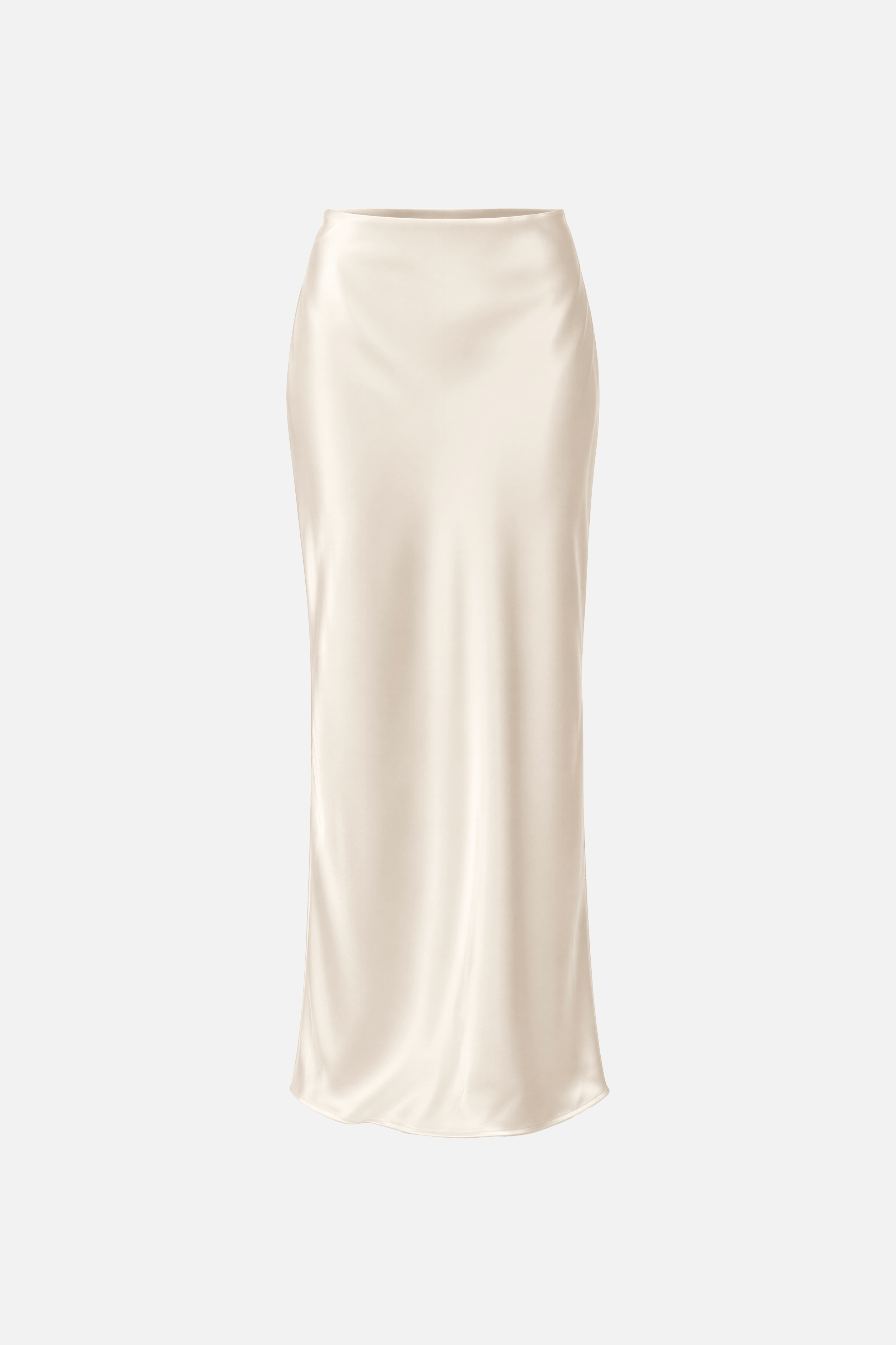 Straight Satin Skirt