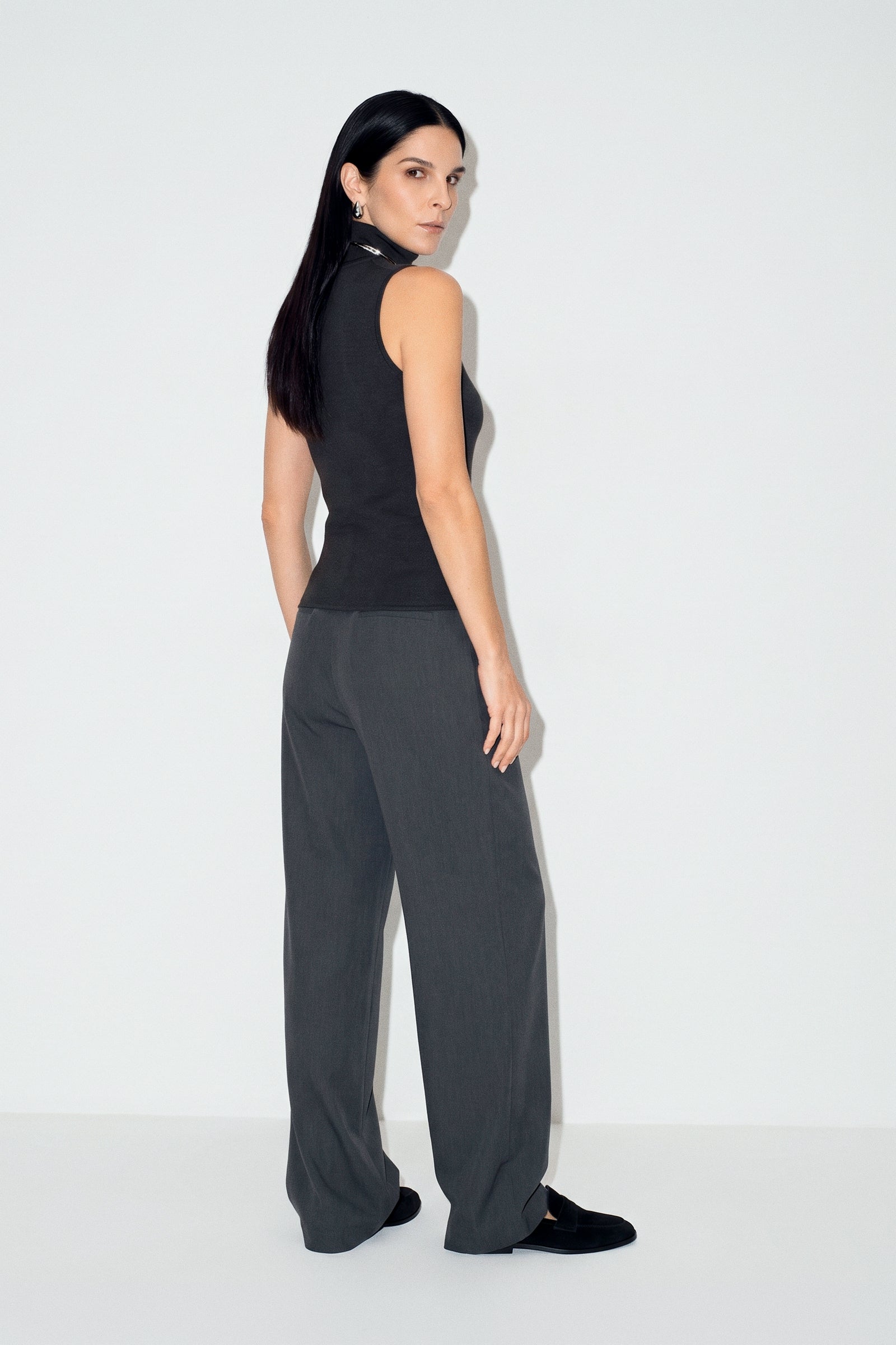 Plush Knit Turtle Neck Top
